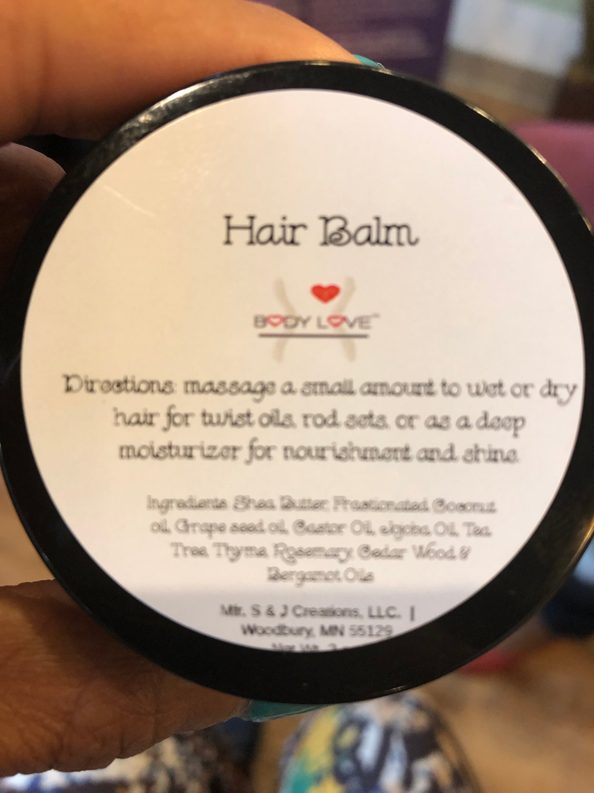 Shea Butter Hair Balm-1