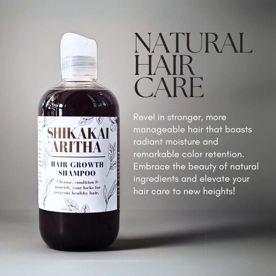 Shikakai & Aritha Hair Growth Shampoo – Natural Scalp Cleanser for Thicker, Fuller Hair-3